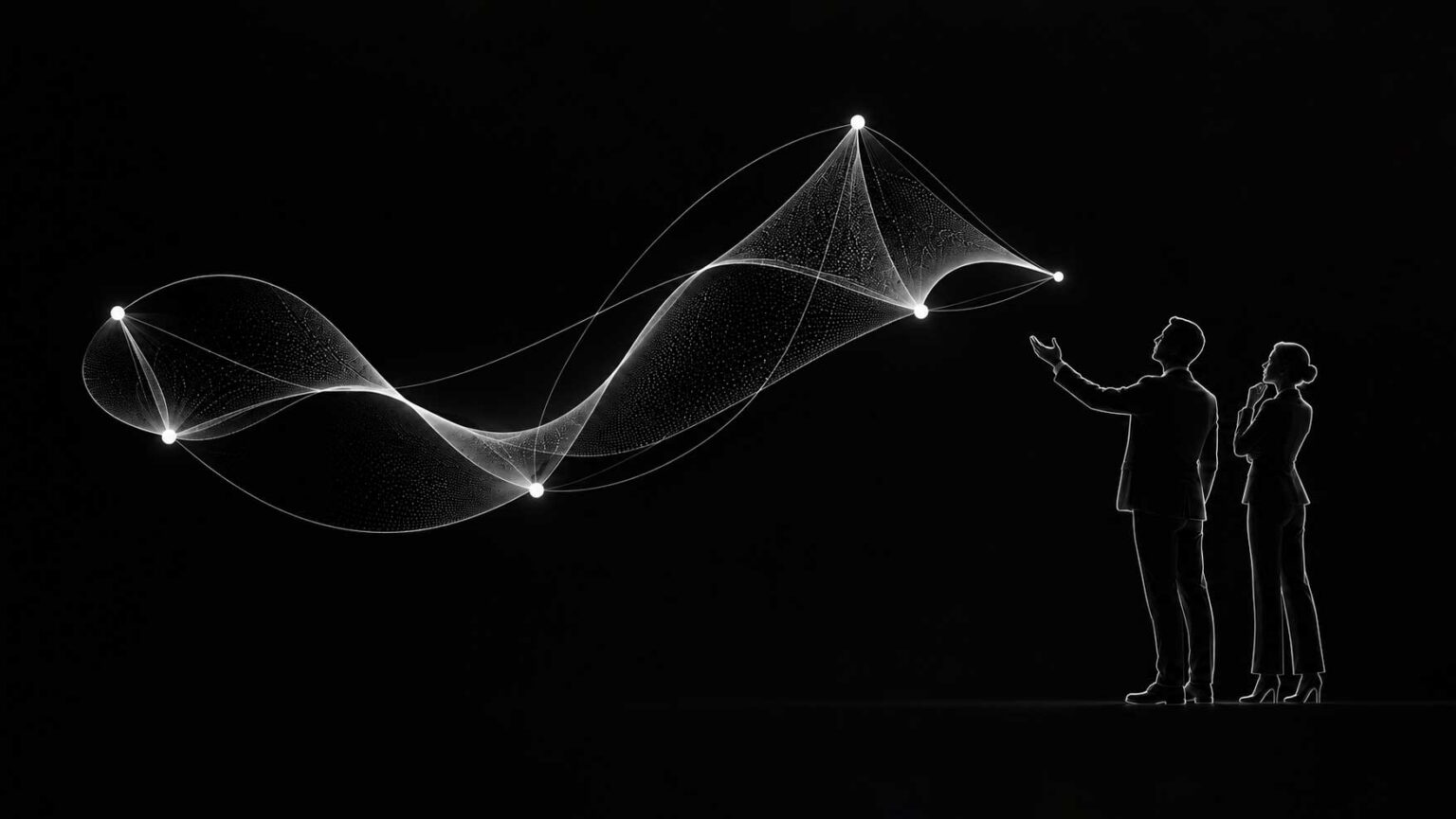 Monochrome-Data-Wave-Presentation